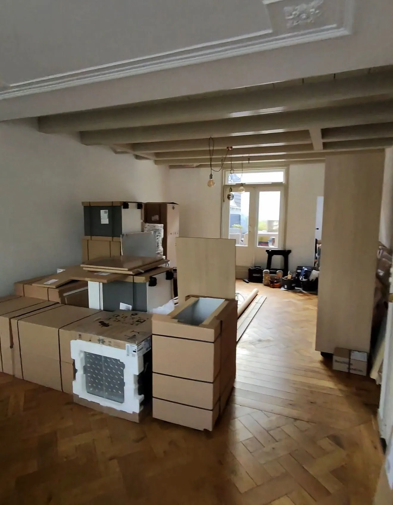Kitchen Installation — Schiedam — before